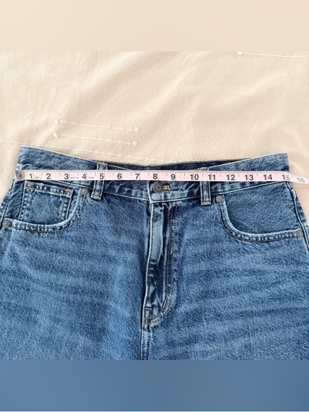Madewell Superwide Leg Rigid Jeans 100% Cotton Concho Wash 29 - Picture 6 of 9